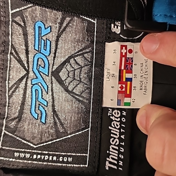 Spyder size 6 blue thinsulate snow pants - Picture 7 of 8
